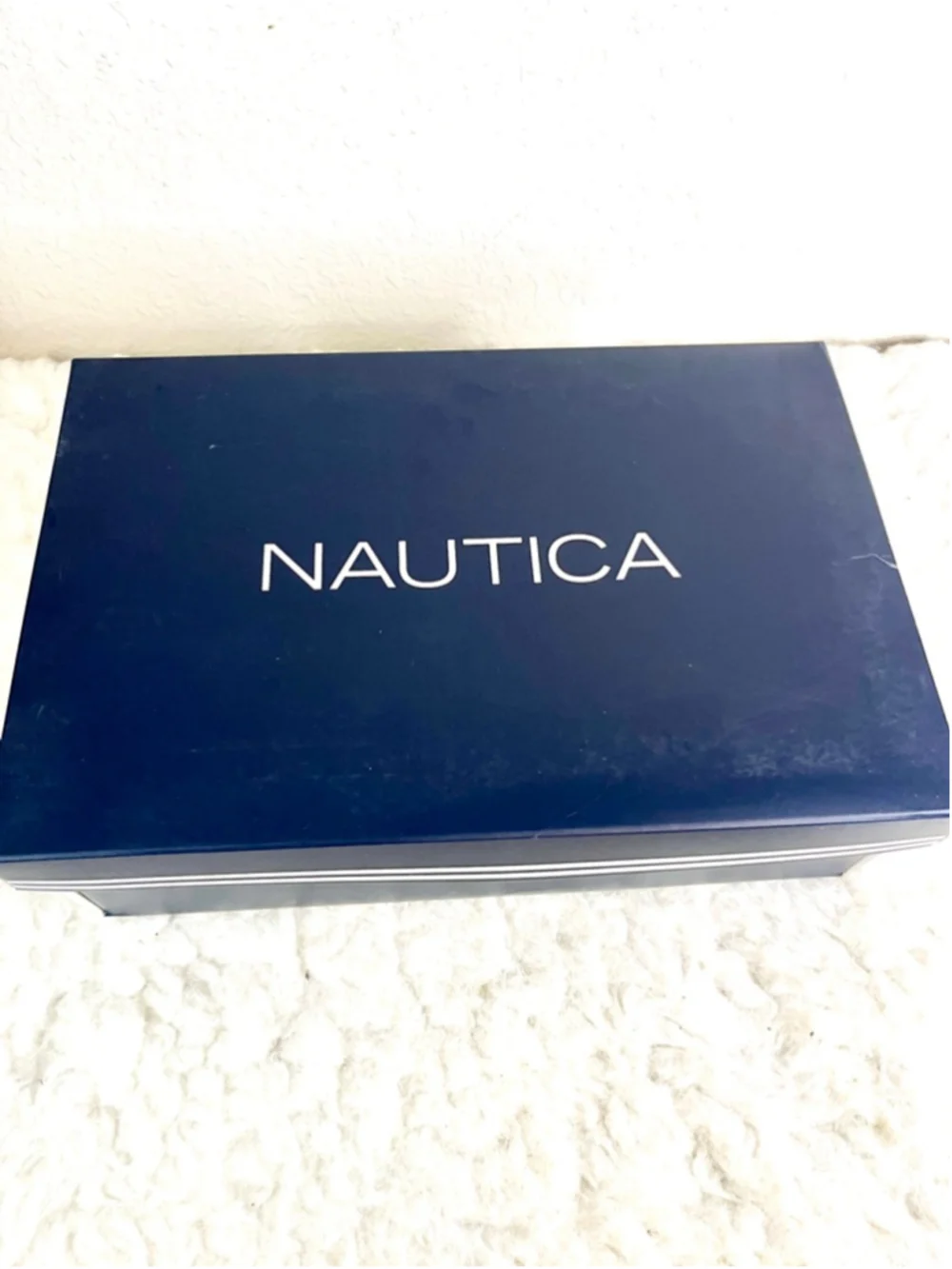 NIB Nautica Turvo Men's Low Top Fashion Sneakers in beige size 8